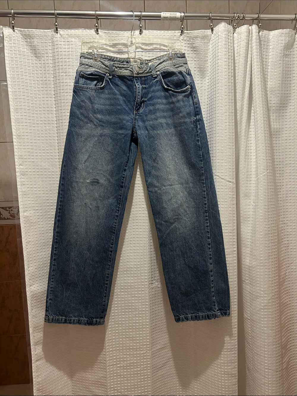 Cotton On  Straight-Leg Faded Blue Jeans